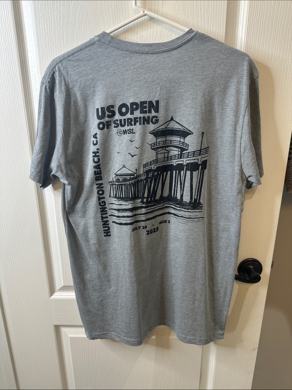 US Open of Surfing Huntington Beach Graphic Tee - Gray 2025